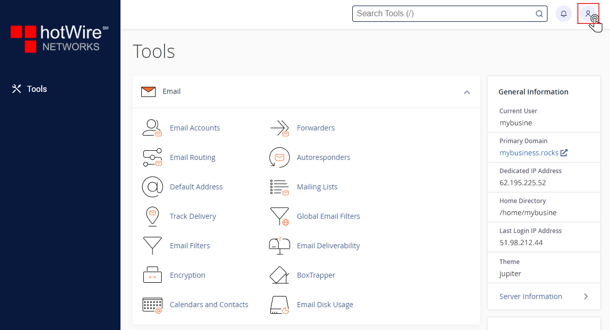 How to change the Password in cPanel 1