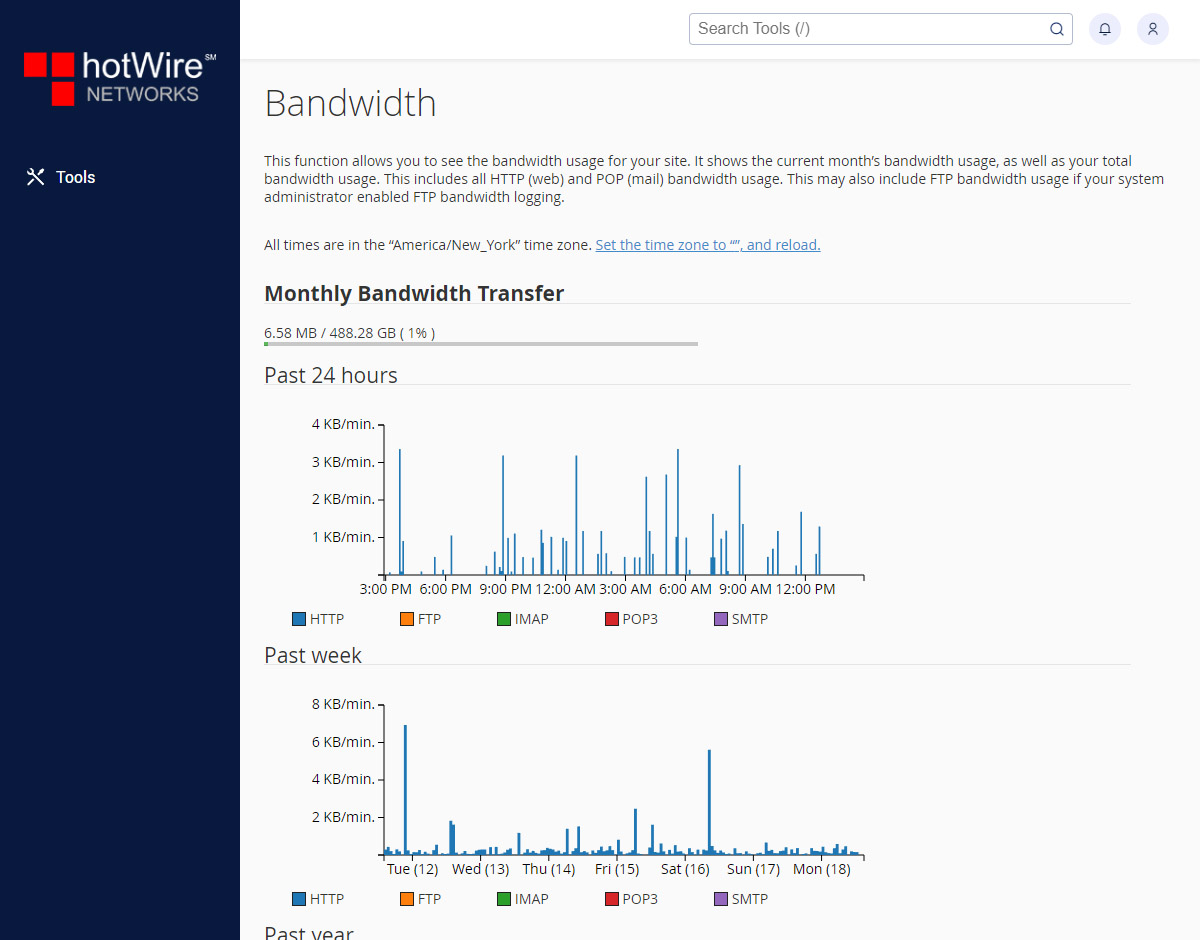 Knowing Bandwidth in cPanel Step 2