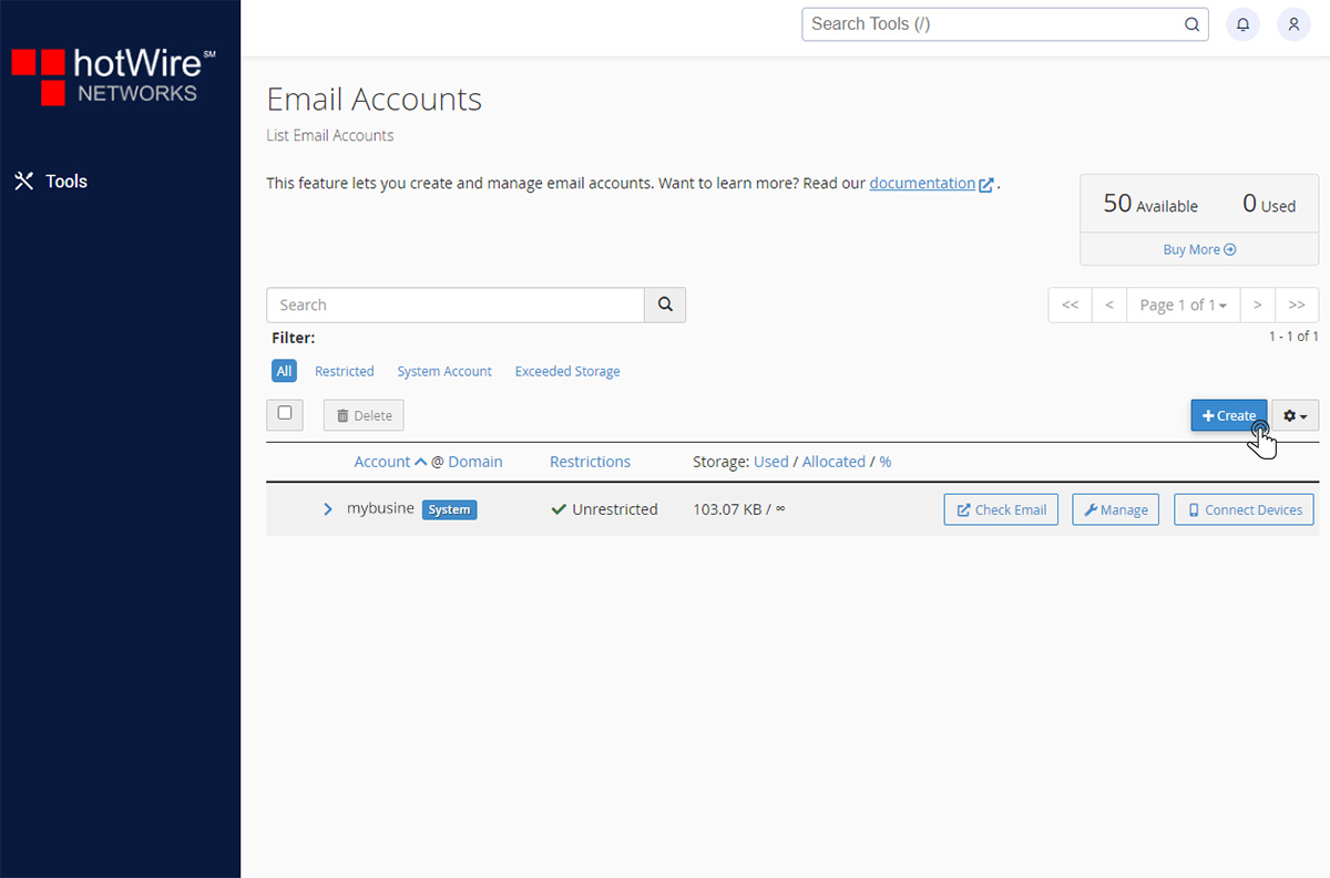 Knowing Email Accounts in cPanel Step 2