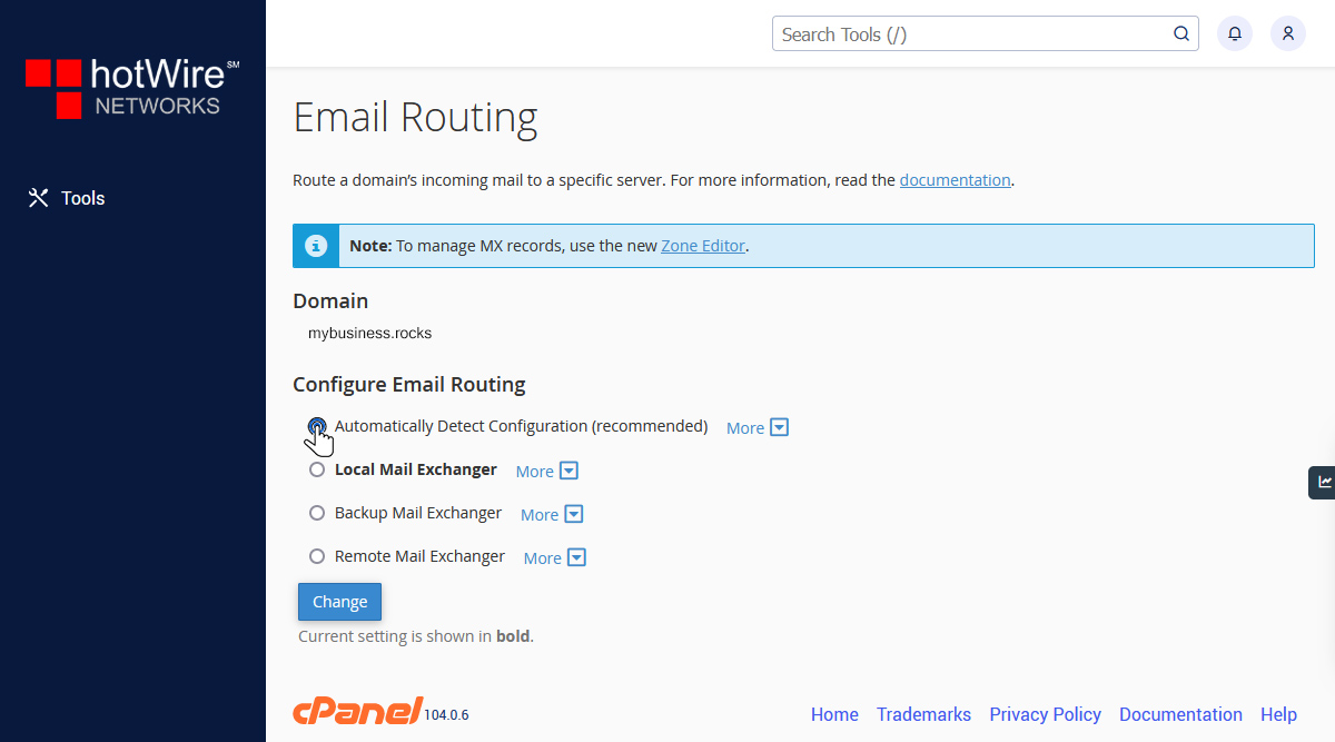 Knowing Email Routing in cPanel 2