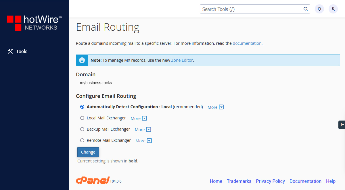 Knowing Email Routing in cPanel 4