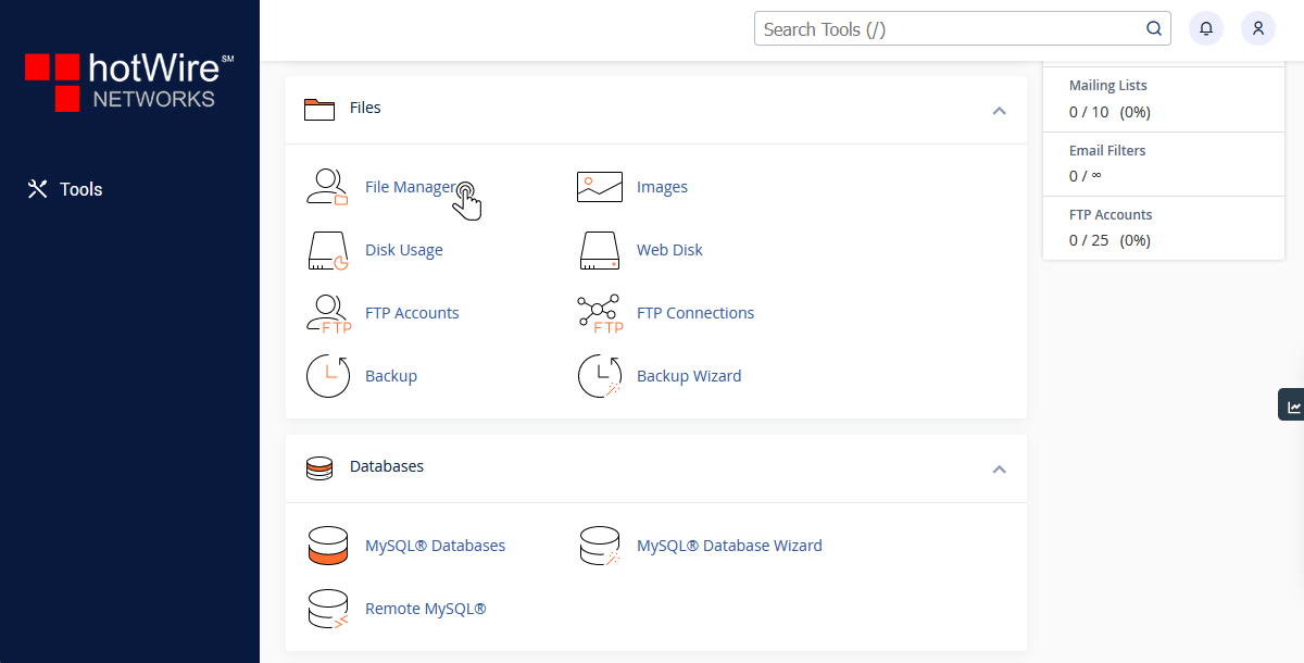 Knowing File Manager in cPanel 1