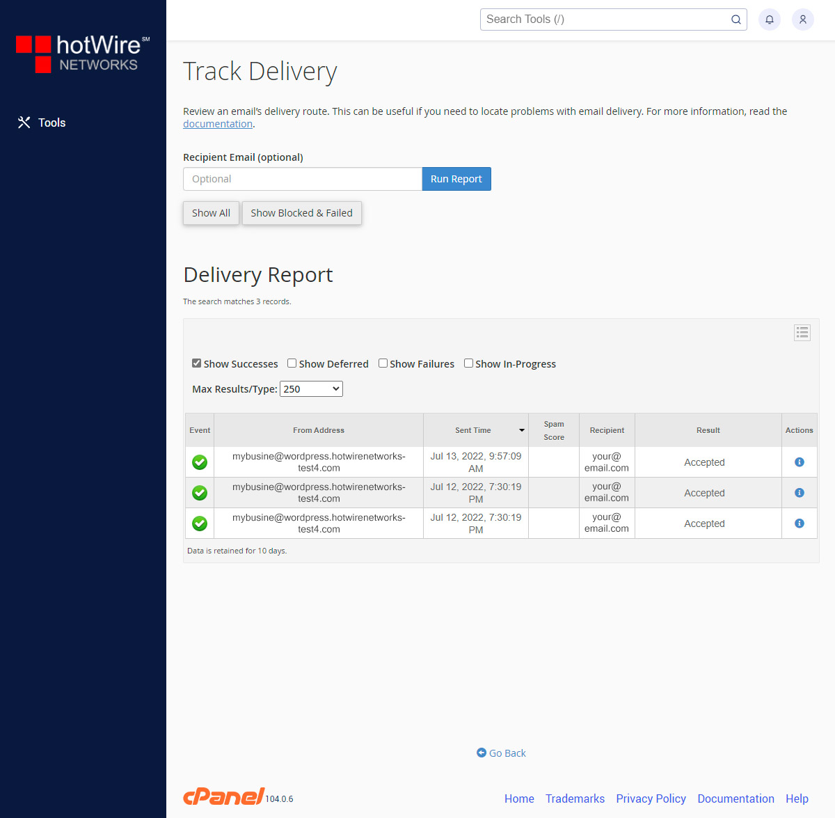 How to use Encryption in cPanel Step 2