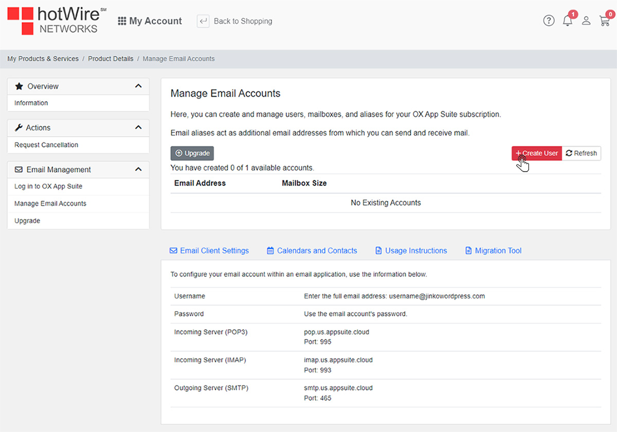 Managing you emails with Ox App Suite 3