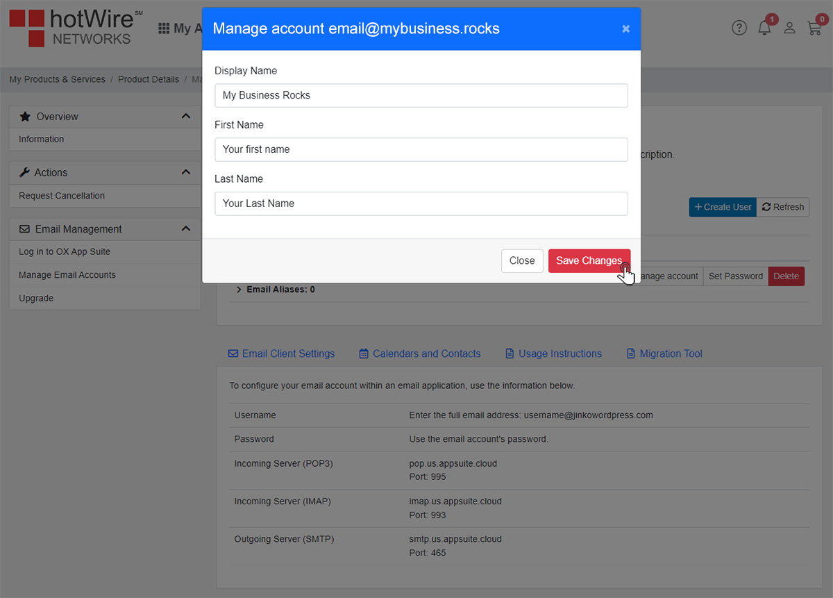 Managing you emails with Ox App Suite 8