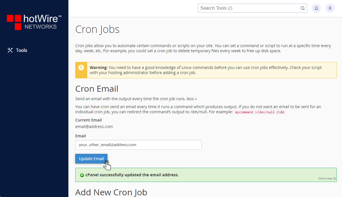 Setting up Cron Jobs in cPanel Step 2