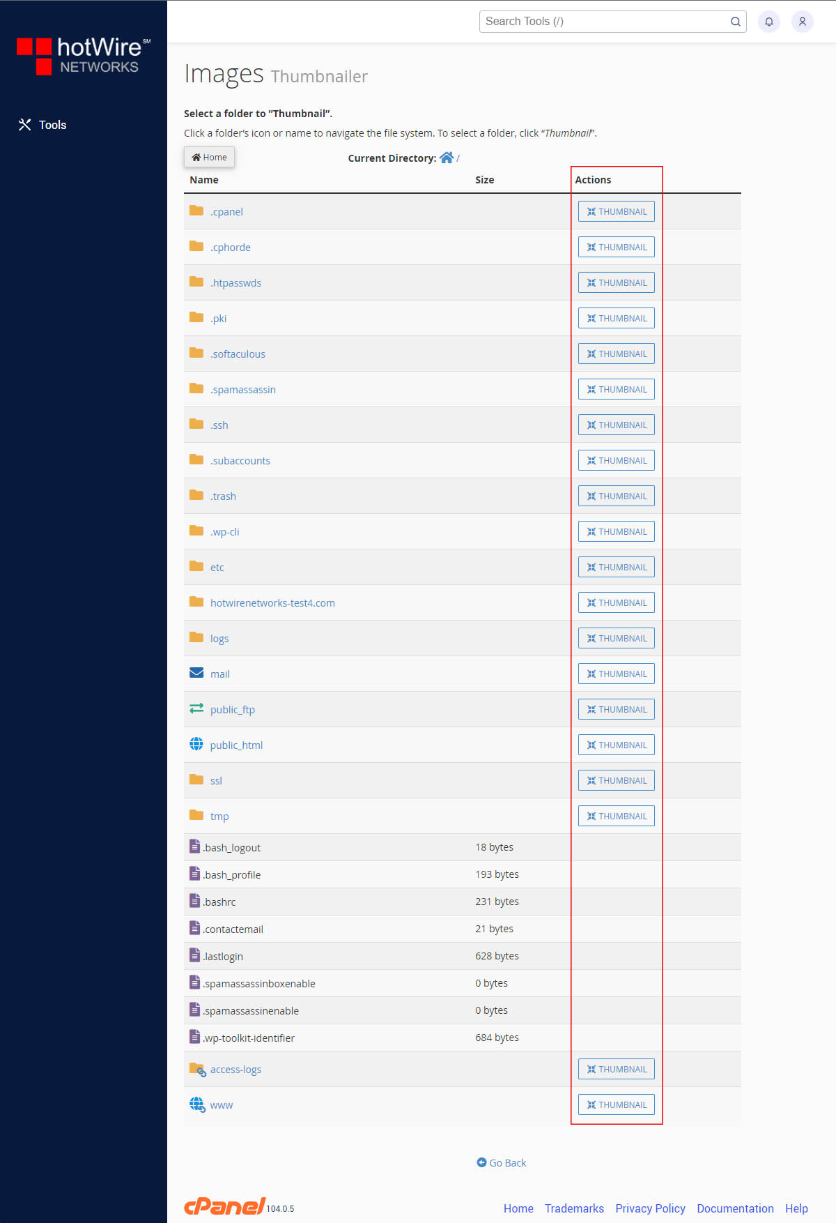 Managing Images In cPanell Step 3.5