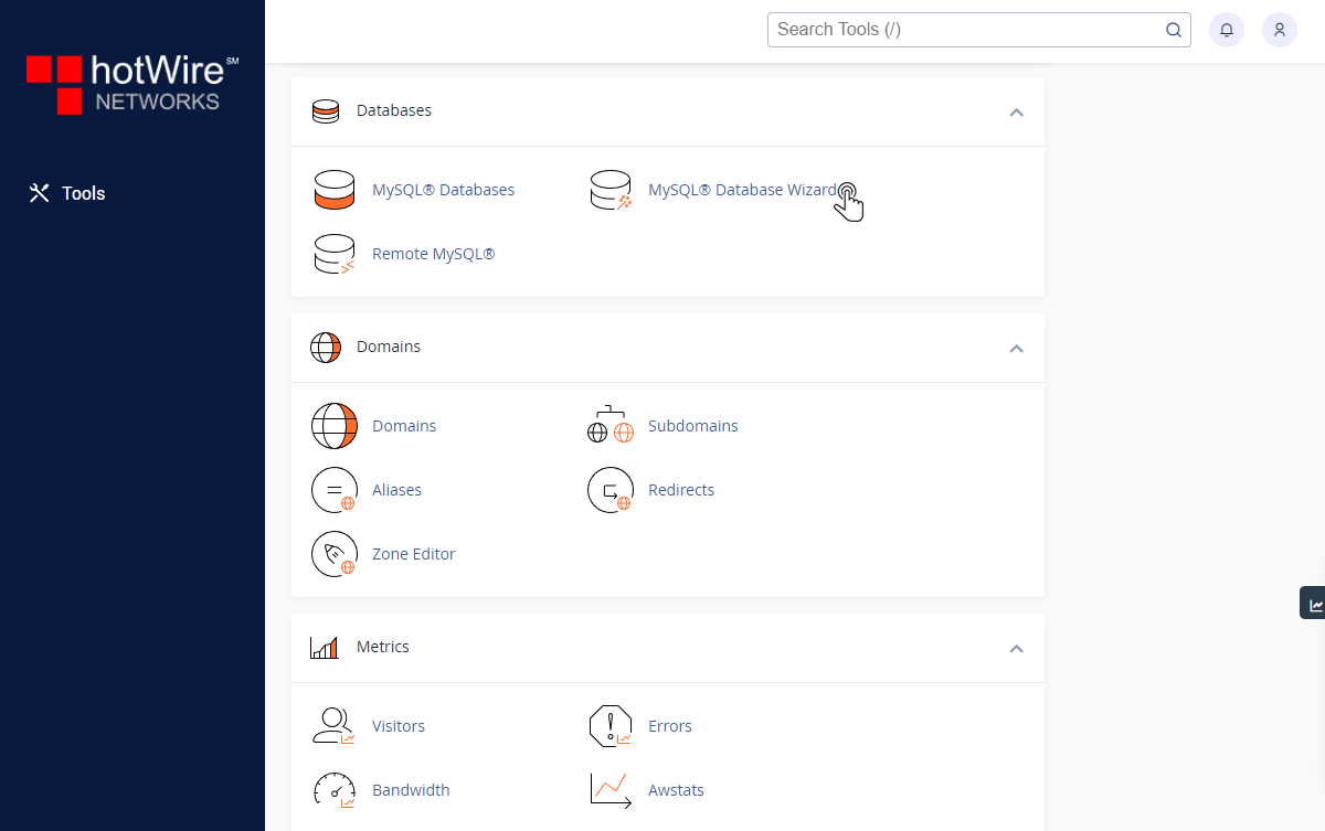 MySQL Databases in cPanel Step 1