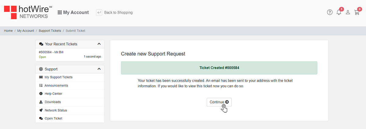 How to open a support ticket 6